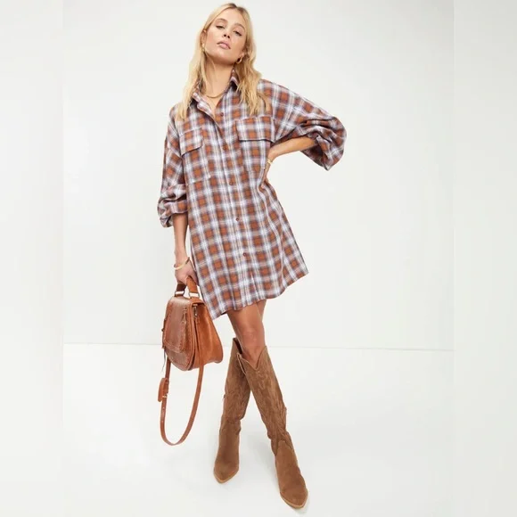 vici brown dress Snowdrift Turtleneck Sweater Dress VICI